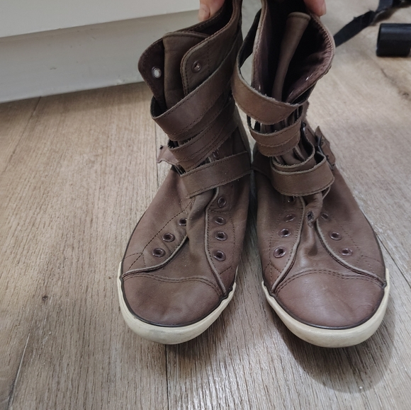 Converse brown leather shoes - Picture 2 of 5